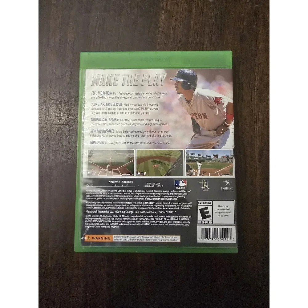 MLB RBI 16 Baseball‎ Microsoft Xbox One Game Video Game Microsoft
